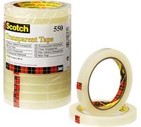 Scotch-Brite Cinta adhesiva FT510063090 transparente 19 mm x 66 m (pack de 8 rollos)