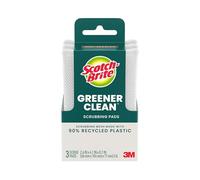 Scotch-Brite Greener Clean - Estropajos antiarañazos Multicolor, 18 Almohadillas