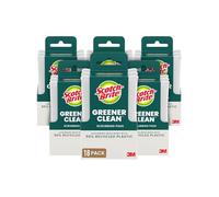 Scotch-Brite Greener Clean - Estropajos antiarañazos Multicolor, 18 Almohadillas