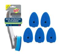 Scotch-Brite Non-Scratch Advanced Soap Control Dishwand Kit, Includes 1 Wand & 5 Refill Pads, Control Soap with A Button, Keep Your Hands out of Dirty Water