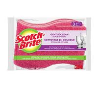 Scotch-Brite Paquete de 3 esponjas de Estropajo, Cuidado Delicado, extrasuave