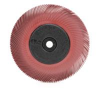 Scotch-Brite Radial (TM) cepillo de cerdas, óxido de aluminio, 6000 RPM, diámetro 6 x 7/16 de ancho, 200 (Pack de 1)