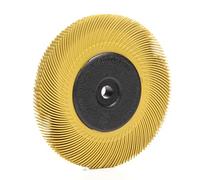 Scotch-Brite Radial (TM) cepillo de cerdas, óxido de aluminio, 6000 RPM, diámetro 6 x 7/16 de ancho, 80 (Pack de 1)