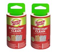 Scotch-Brite Everyday Clean Recambio para Rodillo quitapelusas de Uso Diario de 30 Hojas, 2 por Paquete