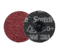 Scotch-Brite Roloc Precision Disco para la preparación de superficies de uso intensivo, HD-DR, Medium 150+, TR, 76 mm