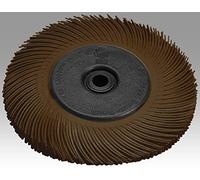 Scotch-Brite(TM) Cepillo de cerdas radiales, cubitron/óxido de aluminio, 6000 rpm, 6 diámetro x 1/2 ancho, grano 36 (paquete de 1)