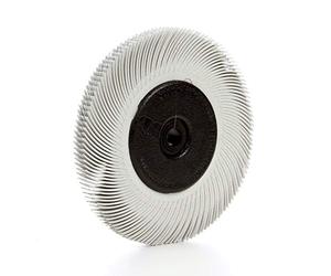 Scotch-Brite(TM) Cepillo de cerdas radiales, Cubitron/óxido de aluminio, 6000 rpm, 6 diámetro x 7/16 ancho, grano 120 (paquete de 1)