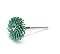 Scotch-Brite(TM) - Disco de cerdas radiales (25000 rpm, 3 diámetros, grano 360, 10 unidades), color verde, Pack of 24, verde, 24