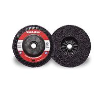 Scotch-BriteTM Clean and Strip XT Pro Disco, T27 cambio rápido, 4-1/2 pulgadas x 5/8 pulgadas -11, S XCS, 10 por caja