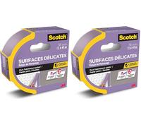 Scotch - Cinta adhesiva de pintura premium para superficies delicadas, 36 mm x 41 m, cinta adhesiva para trabajos de pintura y decoración del interior, papel compuesto de materiales al 99% orgánicos