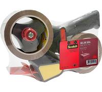Scotch Klebstoffe Cinta embalaje Alta resistencia Marrón 2 rollos 50mm x66m + dispensador con mango