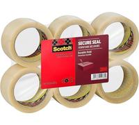 Scotch Klebstoffe Cinta de embalaje transparente 50 mm x 66 m – 6 rollos/paquete