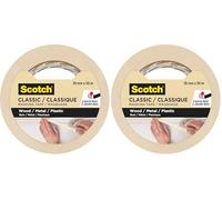 Scotch Cinta de enmascarar clásica, 36 mm x 50 m (Paquete de 2)