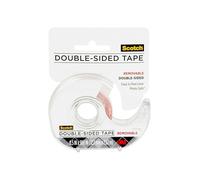 Scotch Cinta de Scrapbooking - doble cara - extraíble - libre de ácidos - claro - 12,7 mm x 7,62 M
