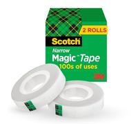 Scotch Cinta Mágica, 1/2 x 1296 pulgadas, en caja, color transparente 2 Rolls