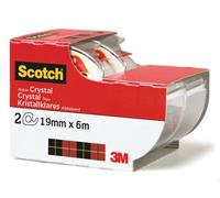 Scotch crystal pack de 2 cintas adhesivas invisible - supertransparent