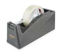 Scotch Dispensador para Cinta Adhesiva - Modelo C10 Negro para Cinta de hasta 25mm x 66m - Uso Profesional, Dispensador rellenable para el Hogar y la Oficina