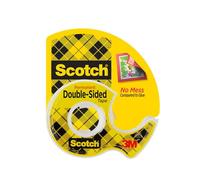 Scotch Double Sided Tape with Dispenser, 1/2 x 250 Inches (136)