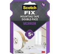 Scotch-Fix Cinta de montaje de espejos 4496W-1950-P, 19mmx5m, 1 rollo/pack (el embalaje puede variar)