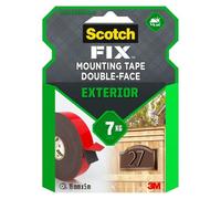 Scotch-Fix Cinta de montaje para exteriores 411-1950-P, 19 mm x 5m, 1 rollo/pack (el embalaje puede variar)