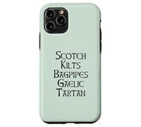 Scotch Kilts Bagpipes Gaelic Tartan Scotland Meme EN LA Espalda Carcasa para iPhone 11 Pro