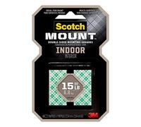 Scotch-Mount 311DC 599038997258 - Cubrecolchón de espuma viscoelástica con infusión de gel, color blanco, 1 x 1 pulgada