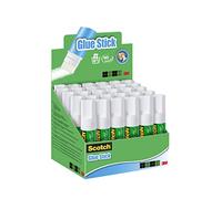Scotch Pegamento de barra 30 barras de 8 g - Sin disolvente, lavable, para colegio, hogar y oficina