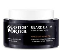 Scotch Porter Bálsamo acondicionador para barba para hombres | Hidrata, suaviza, añade brillo y domina el cabello volador | Formulado con ingredientes no tóxicos, libre de parabenos, sulfatos y