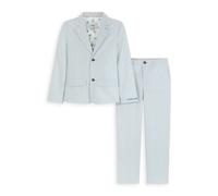 Scotch & Soda 2pc Big Boys Yd Seersucker Jacket & Pant Suit Set Bleached A Talla: M | Chaquetas Outlet | Unisex