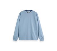 Scotch & Soda 3 Crosses Garment-dyed Sweatshirt Faded Denim Talla: S | Jerséis Outlet | Hombre | Azul
