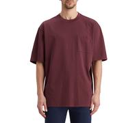 Scotch & Soda 3 Crosses Loose Fit Chest Pocket T-shirt Wine Talla: M | Camisetas Básicas Outlet | Hombre | Rojo