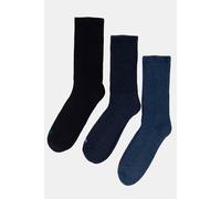 Scotch & Soda 3pk Mens 1/2 Terry Crew Blue Talla: OS | Ropa Interior Outlet | Hombre | Azul