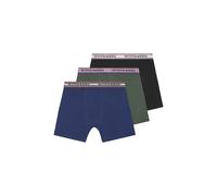 Scotch & Soda 3pk Mens Cotton Stretch Boxer Brief Green/black Talla: M | Bóxeres Outlet | Hombre | Verde