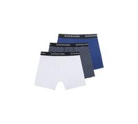 Scotch & Soda 3pk Mens Cotton Stretch Boxer Brief Navy / White Talla: XXL | Bóxeres Outlet | Hombre | Azul
