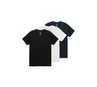 Scotch & Soda 3pk Mens Ultra Soft V-neck Tee Underwear Black/blue/white Talla: XL | Camisetas Básicas Outlet | Hombre | Negro