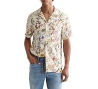 Scotch & Soda All Over Print SS Shirt, Camisa Hombre, Cosmic Sky Eggnog, L