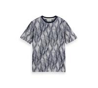 Scotch & Soda All Over Print T-Shirt Camiseta Hombre, Batik Logo Print Navy AOP, XL