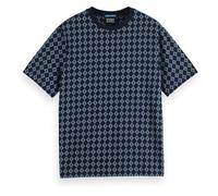 Scotch & Soda All Over Print T-Shirt Camiseta Hombre, Night Geo Flower, L