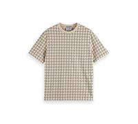 Scotch & Soda All Over Print T-Shirt Camiseta Hombre, Parchment Geo Flower, XL