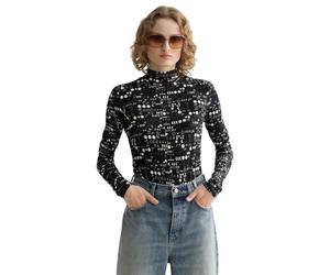 Scotch & Soda All Over Printed Slim-fit LS T-Shirt, Camiseta, Mujer, Moon Gardening, L