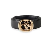 Scotch & Soda Ampersand Belt Black/ Sky Captain Talla: S | Cinturones Outlet | Mujer | Negro
