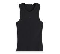 Scotch & Soda Bib Racer Tank Top, Camiseta sin Mangas, Mujer, Nero, M