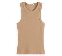 Scotch & Soda Bib Racer Tank Top, Camiseta sin Mangas, Mujer, Soft Camel, S