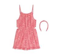 Scotch & Soda Big Girls S&s 2 Pc Romper And Headband Set Pink/brown Talla: S | Outlet | kids | Rosa