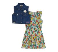 Scotch & Soda Big Girls S&s Dress & Vest Set Sky/pewter Talla: S | Chaquetas Outlet | Unisex
