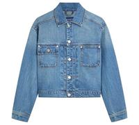Scotch & Soda Blue Story Cropped Denim Trucker Jacket Chaqueta Trucker Mujer