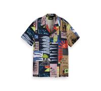 Scotch & Soda Boy All-over Printed Short-sleeved Shirt Art Dept Collage An Talla: 6 | Camisas Outlet | Unisex