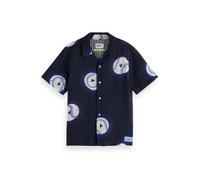 Scotch & Soda Boy All-over Printed Short-sleeved Viscose Shirt Baseball Na Talla: 16 | Camisas Outlet | Unisex