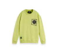 Scotch & Soda Boy Loose-fit Artwork Sweatshirt Green Glow Talla: 4 | Chalecos Outlet | Unisex | Verde