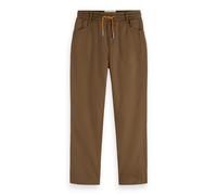 Scotch & Soda Boy Loose-tapered Fabric Dyed Worker Pants Golden Brown Talla: 14 | Pantalones Outlet | Unisex | Marrón